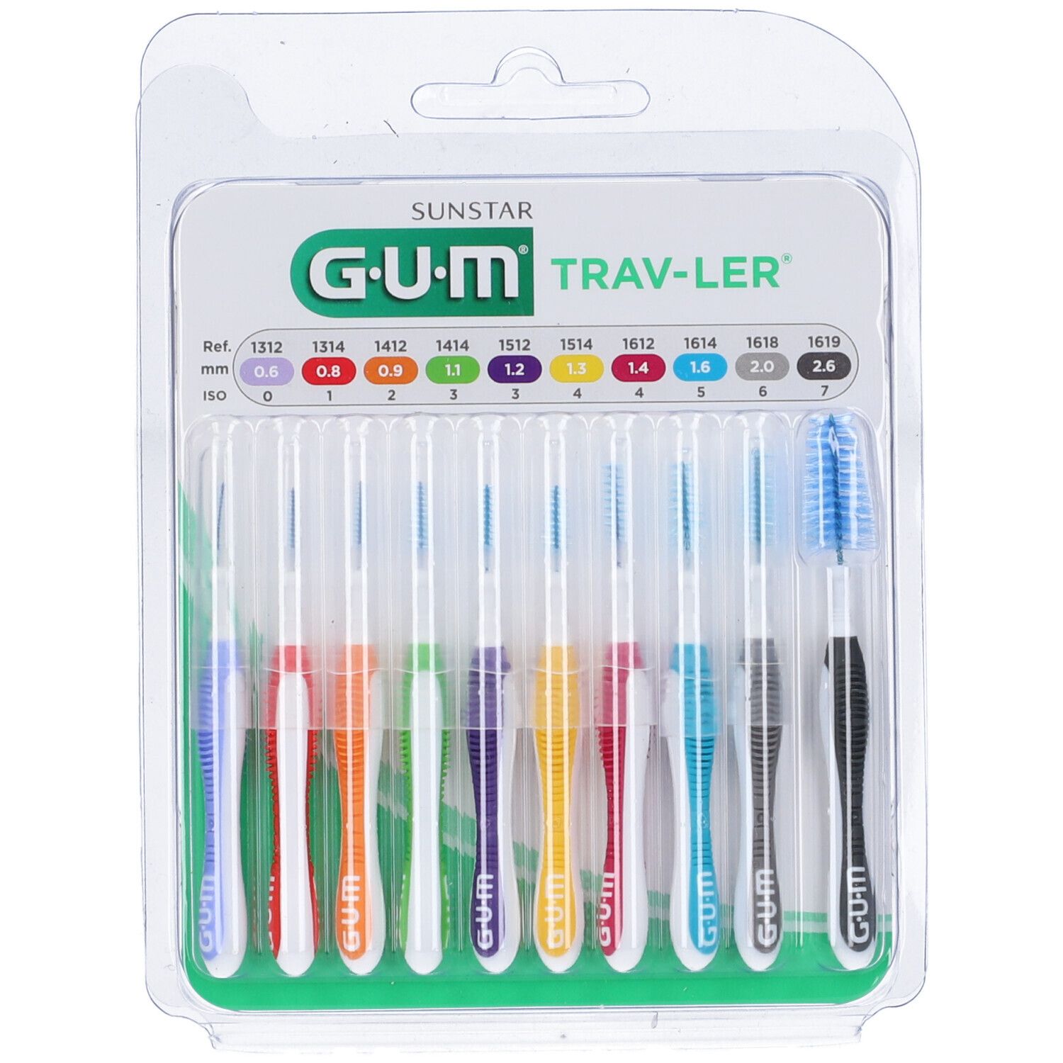 Gum Trav-Ler Brossettes 10 pièces