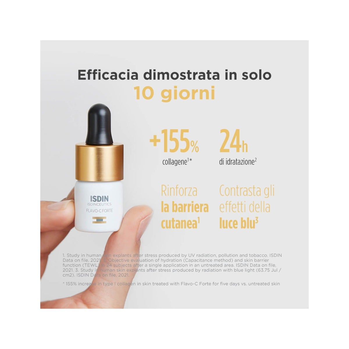 Isdin Isdinceutics Flavo-C Forte Viso 1 Flaconcino