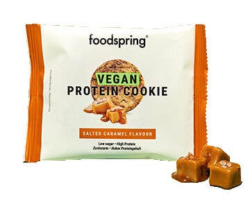 Foodspring Vegan Protein Cookie Caramello Salato 50g