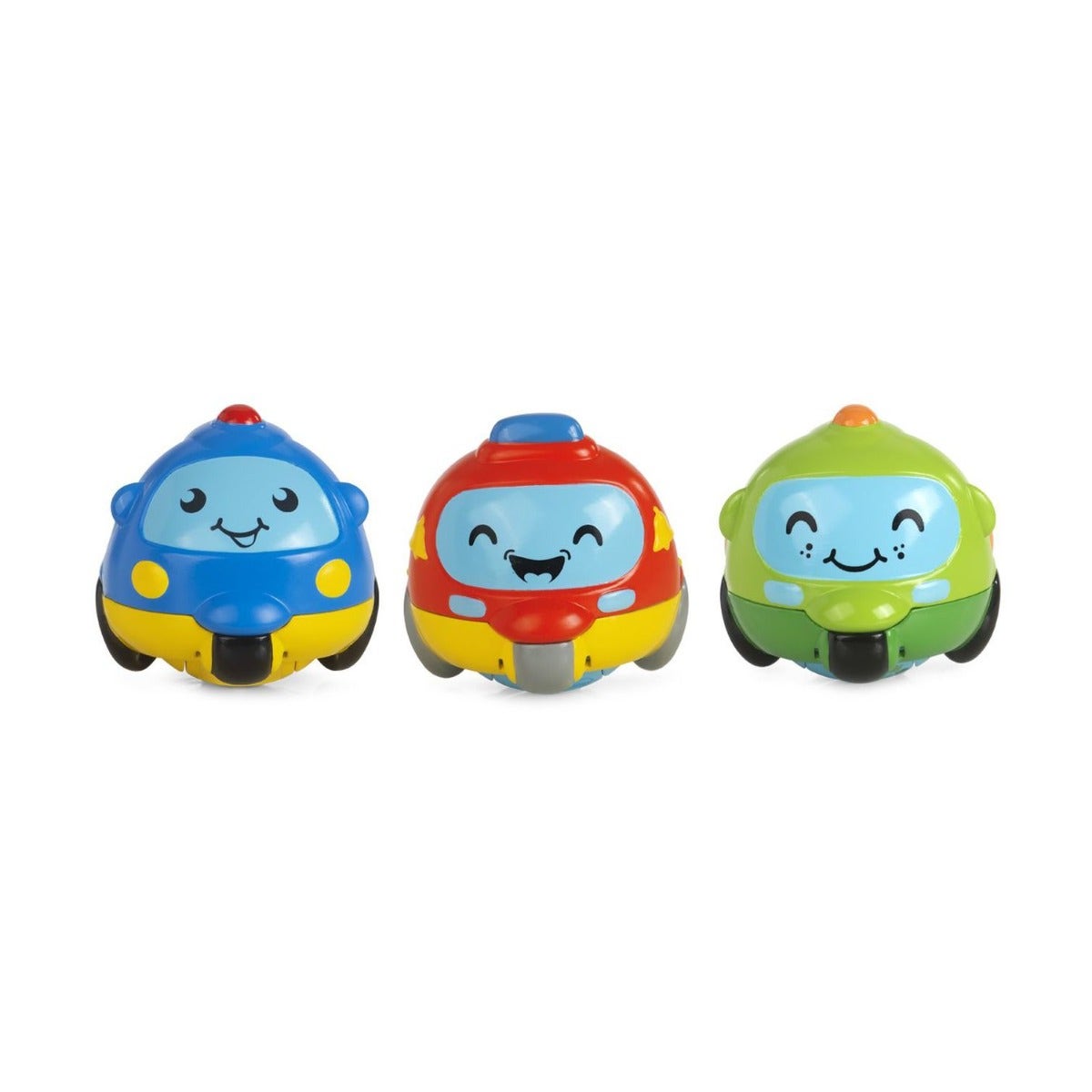 Chicco Turbo Ball City Patrol Jeu de 3 mini-véhicules pour enfants de 1 à 4 ans
