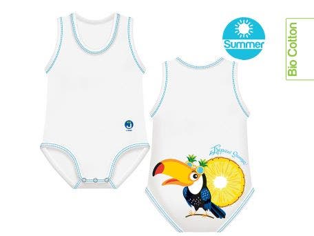 J Bimbi Body 0-36 mois coton frais d'été toucan