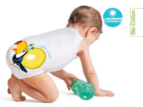 J Bimbi Body 0-36 mois coton frais d'été toucan