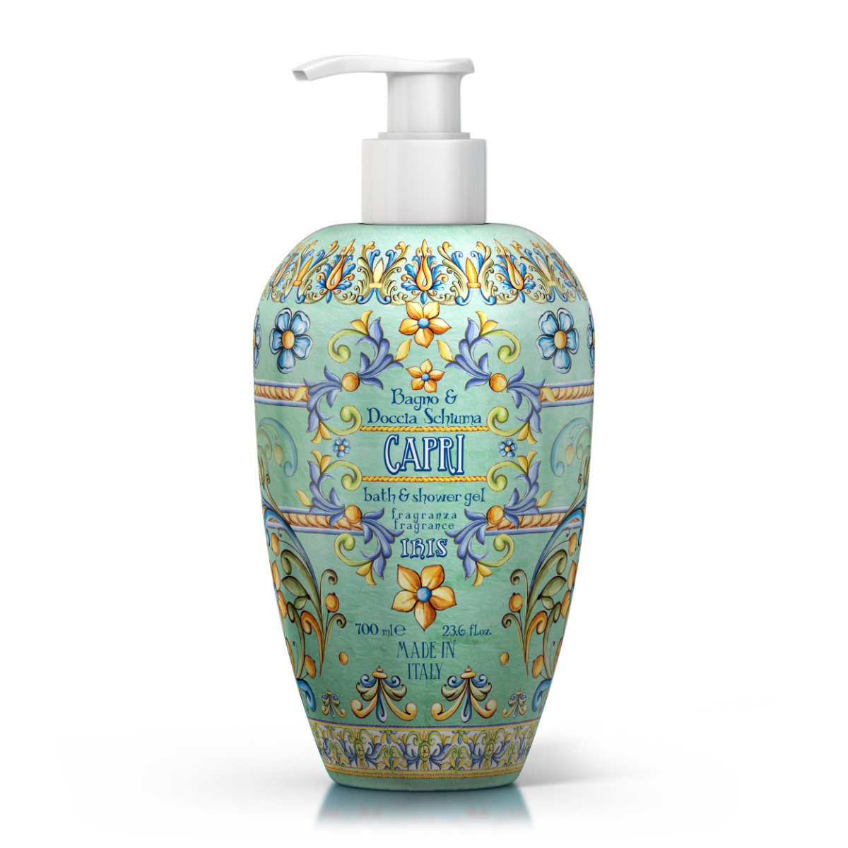 Le Maioliche Iris Of Capri Bagno E Doccia Schiuma 700ml