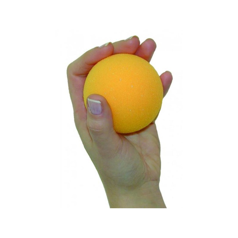 Balle anti-stress jaune 1 pièce