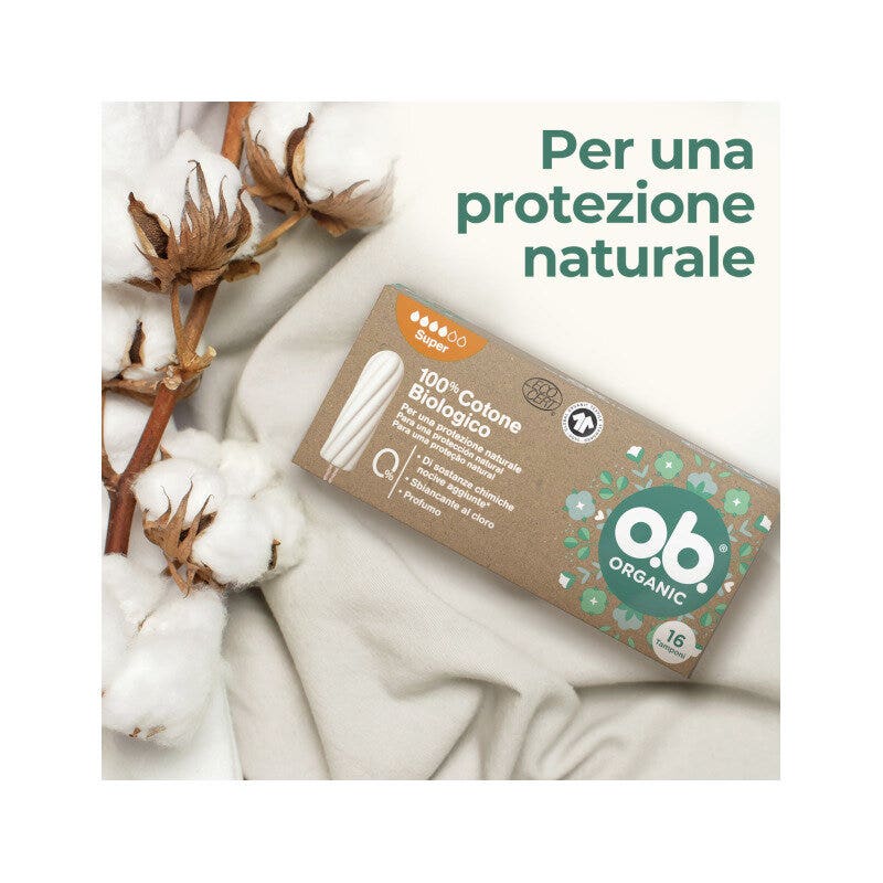 Ob Pro Comfort Organic Super 16 tampons
