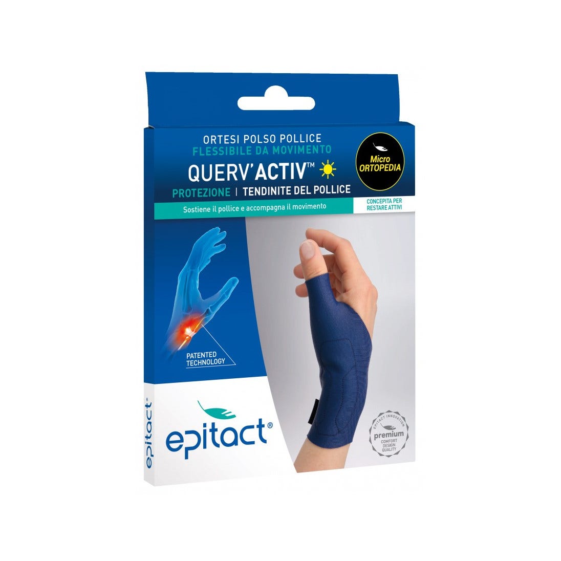 Epitact Querv'Activ Tendinite du pouce taille M main droite