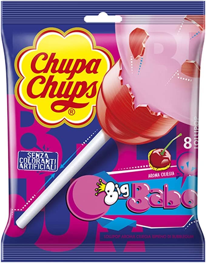 Chupa Chups Big Babol 8 sucettes