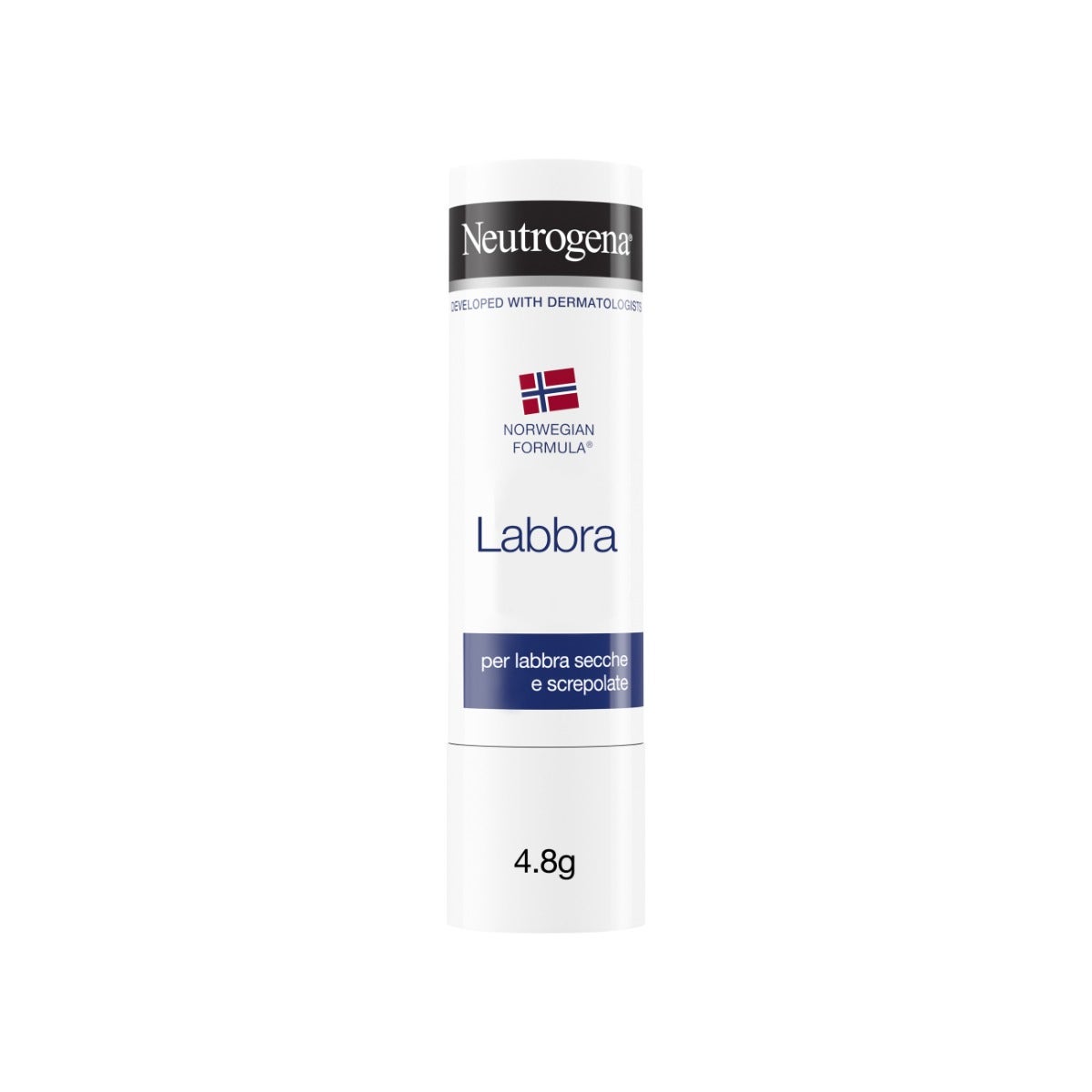 Neutrogena Baume à lèvres à la glycérine, formule norvégienne, pour lèvres sèches, baume pour lèvres gercées 4,8 g
