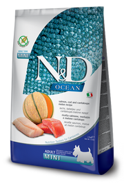 Farmina N&D Ocean Salmone E Merluzzo Cani Adulti Taglia Mini Sacco 2,5kg