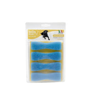 Kelly Brush Kit de recharges pour brosse à dents grande taille, éponges souples pour chiens, 8 applications