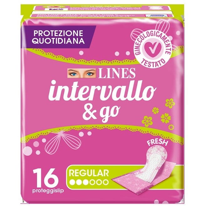 Lines Intervallo Freshgo Protège-slips pliés, 16 pièces