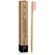 Brosse à dents en bambou rose