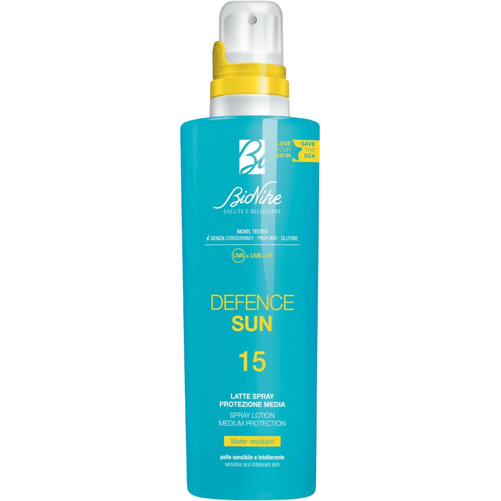 Bionike Defence Sun Lait Spray Corps 200 ml SPF15