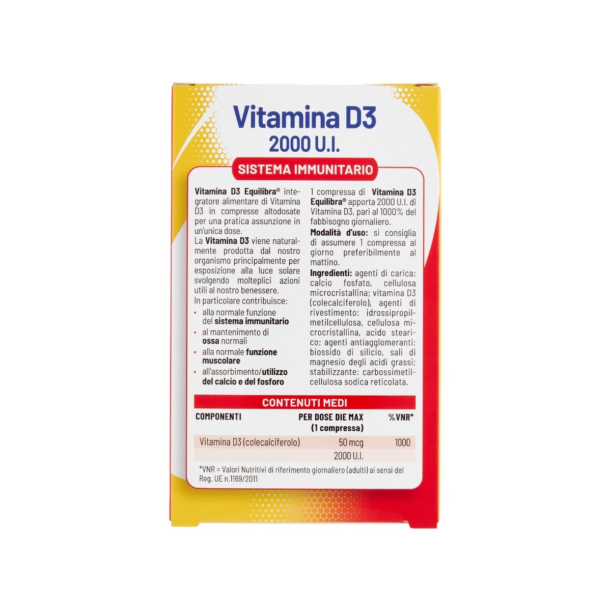 Equilibra Vitamina D3 30 Compresse