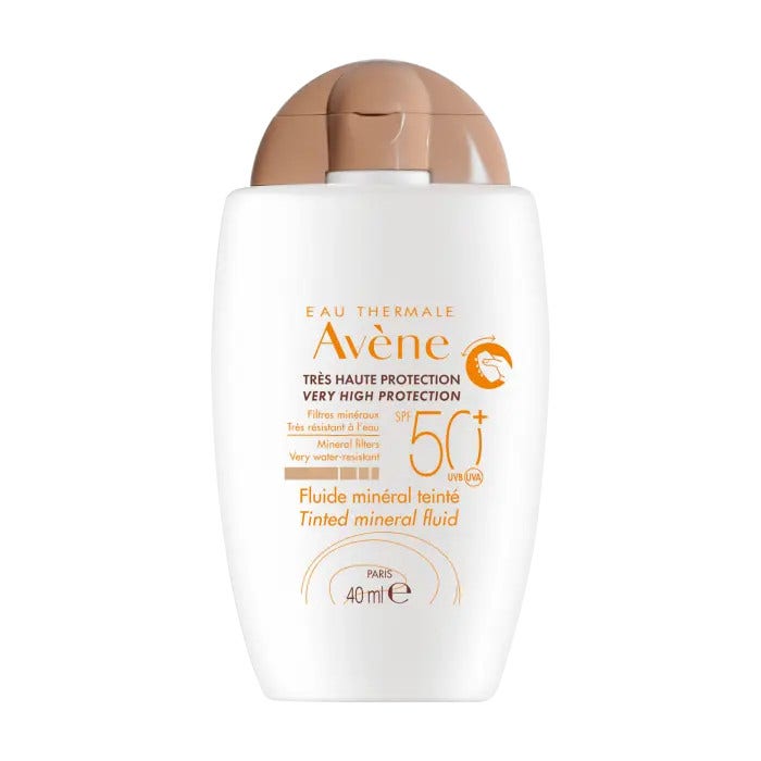 Eau Thermale Avène Solare Fluide Minéral Visage Teinté 40 ml SPF50+