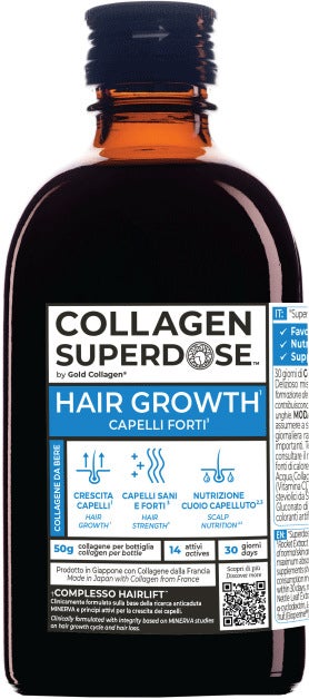 Collagène Superdose pour la croissance des cheveux 300 ml