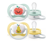 Philips Avent Succhietto Ultra Air Neutro 2 Pezzi 0-6 Mesi