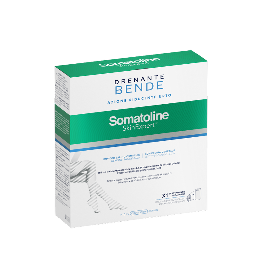 Somatoline Skin Expert Bandages amincissants et drainants pour le corps, kit de démarrage 1