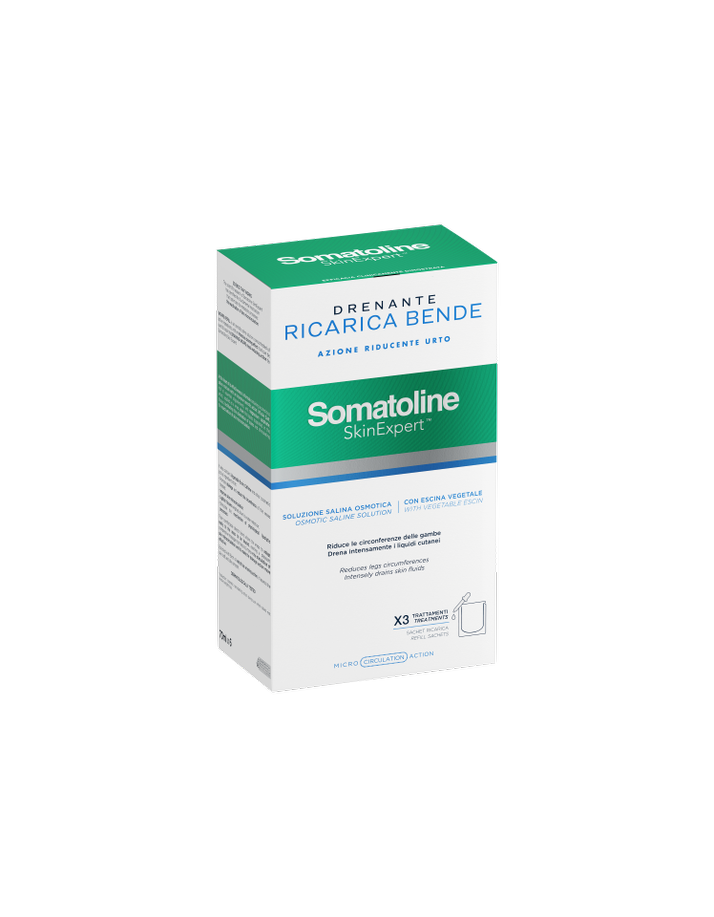 Somatoline Skin Expert Bandes amincissantes et drainantes 1 kit de recharge