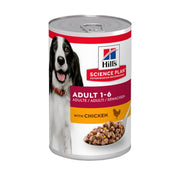 Hill's Science Plan Bouchées au poulet pour chiens adultes Boîte de 370 g