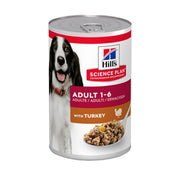 Hill's Science Plan Bouchées de dinde pour chiens adultes, boîte de 370 g