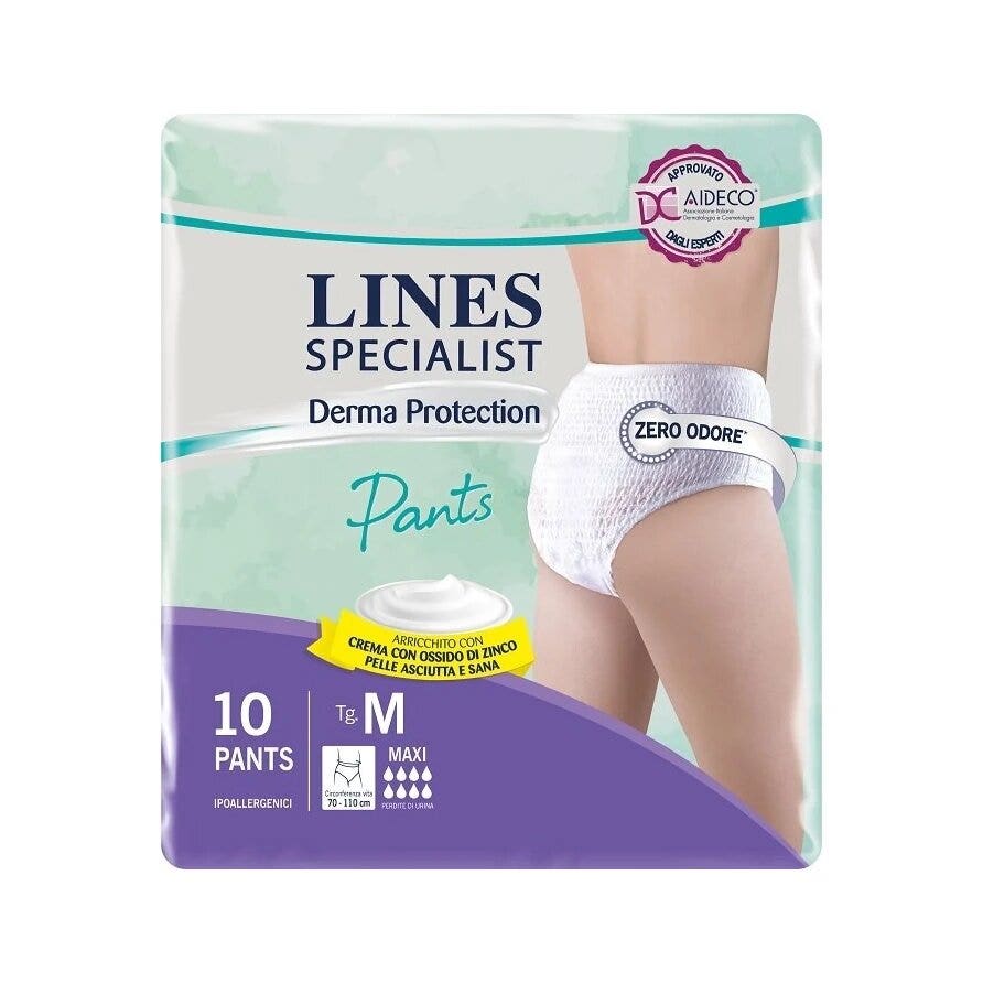 Lines Specialist Derma Protection Culottes Maxi Taille M 10 pièces