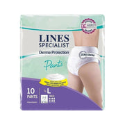 Lines Specialist Derma Protection Culottes Maxi Taille L 10 pièces