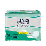 Lines Specialist Derma Protection Couches-culottes Unisexe Super+ 30 pièces