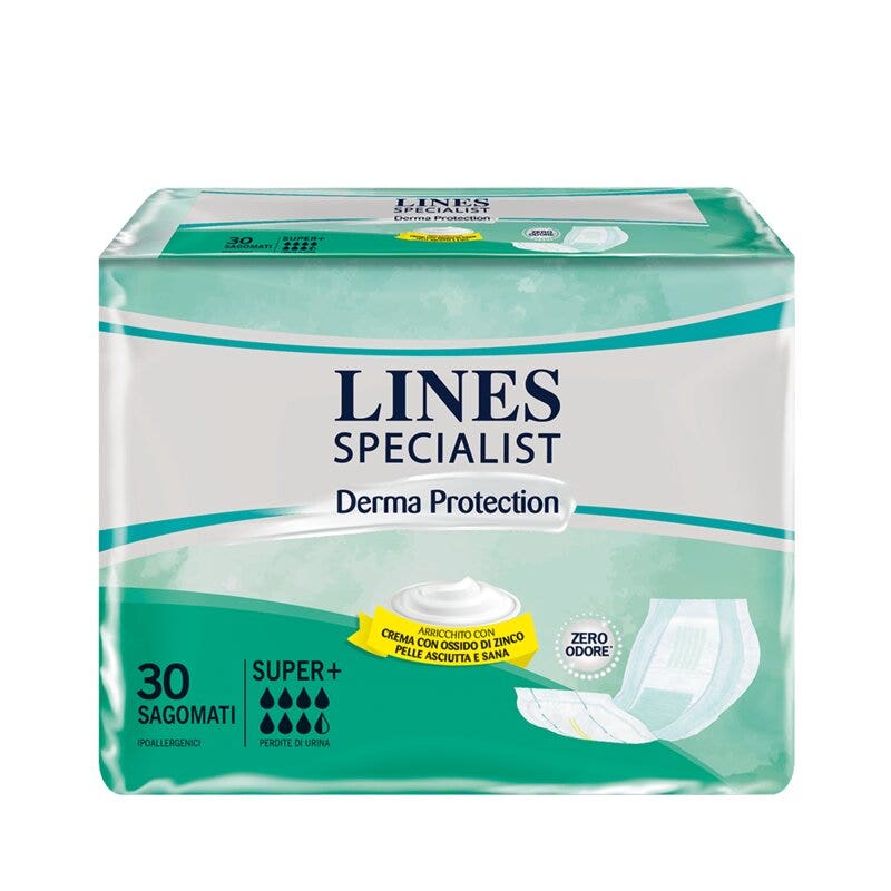 Lines Specialist Derma Protection Couches-culottes Unisexe Super+ 30 pièces
