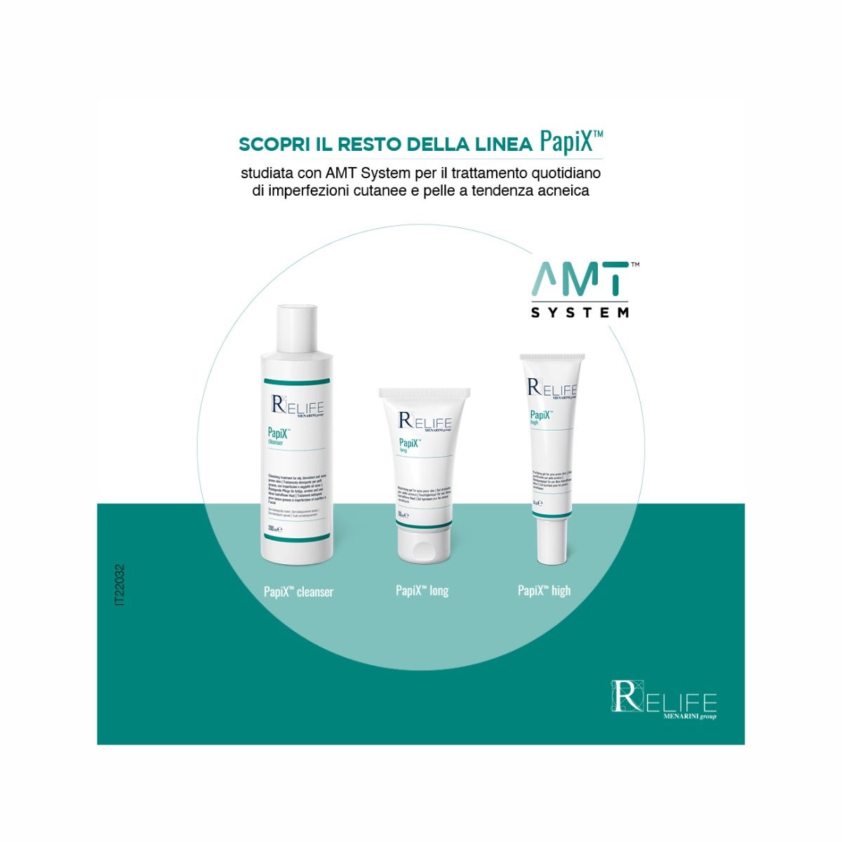 Relife PapiX Cleanser Detergente Acne 200ml