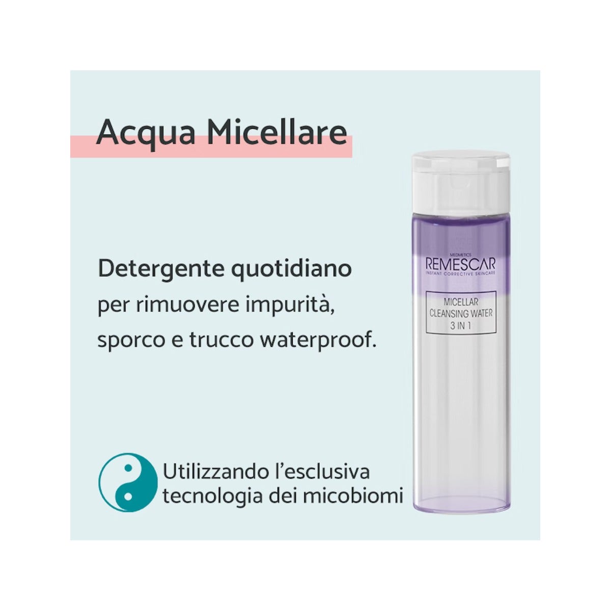 Remescar Acqua Micellare Detergente 3 in 1 200ml