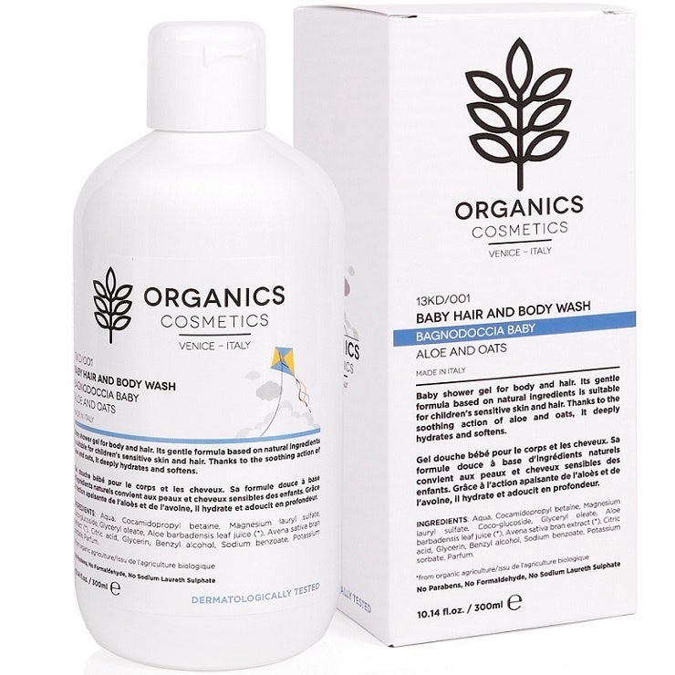 Organics Cosmetics Baby Gel Douche Corps/Cheveux 300 ml