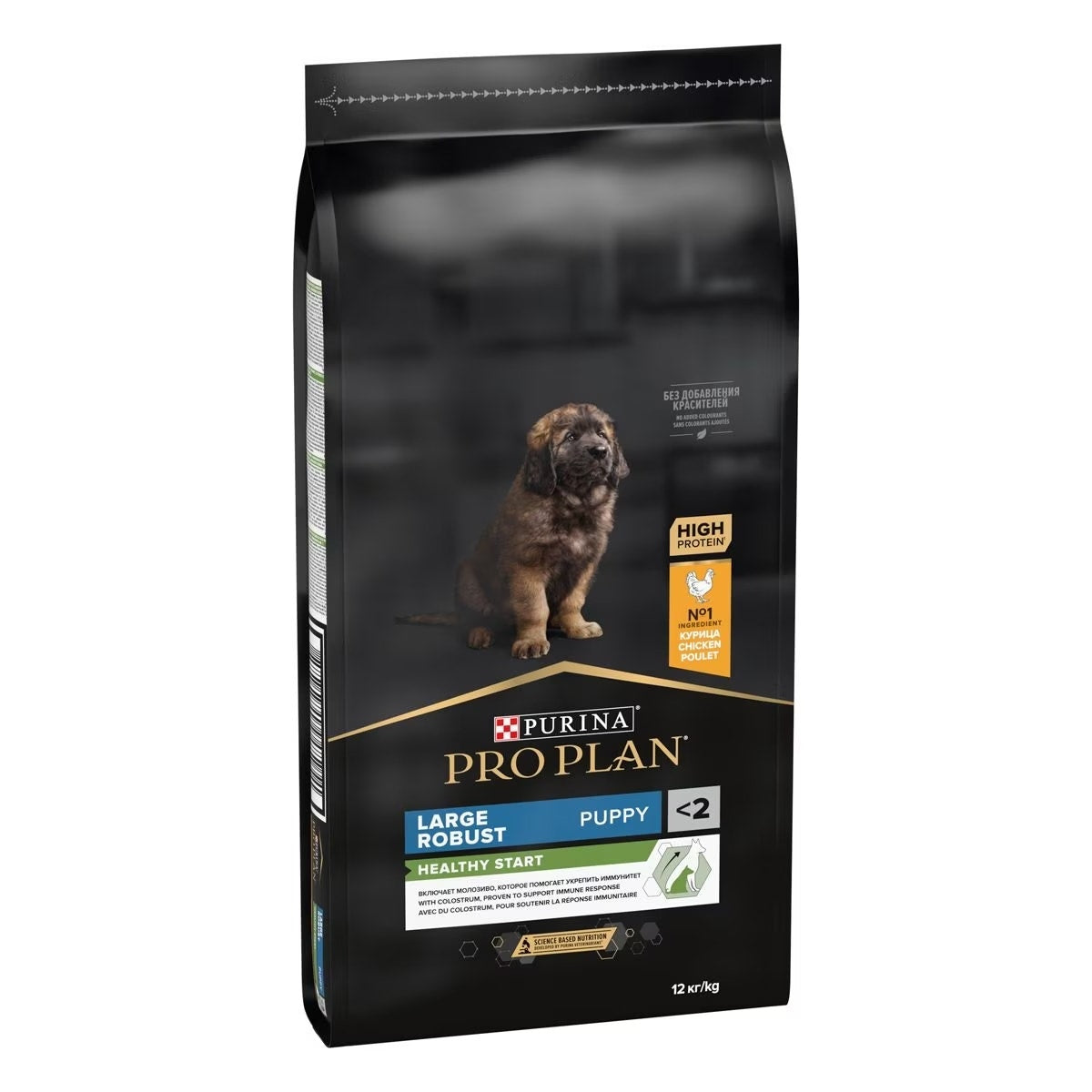 Purina Pro Plan Large Robust Puppy Healthy Start Croquettes au poulet pour chiens adultes 12 kg