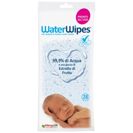 Waterwipes Salviette Neonato Biodegradabili 28 Pezzi