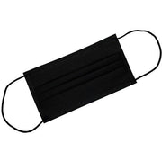 Masque chirurgical adulte noir, 10 pièces