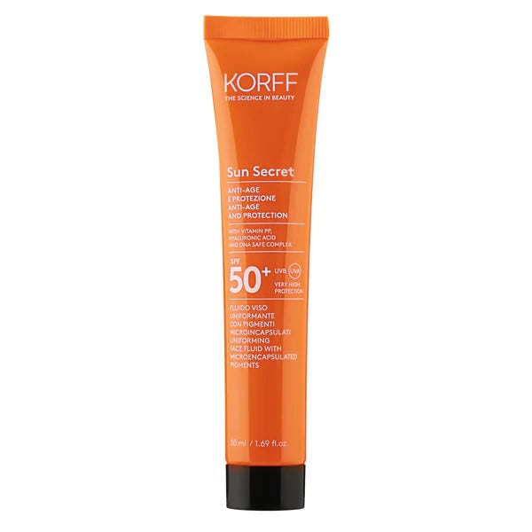 Korff Sun Secret Fluide Visage Unifiant 02 Dark 50 ml SPF50+