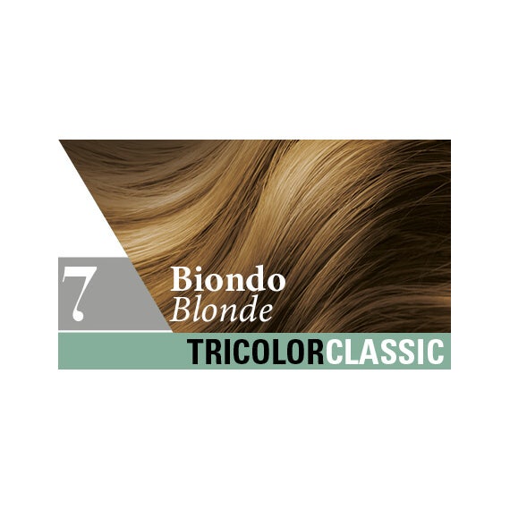 Specchiasol Tricolor Classic 7 Blond 2 tubes de 50 ml, 2 flacons de 50 ml + 4 sachets de 8 ml