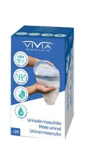 Vivia Sacchetto Urinale Maschile 20 Pezzi