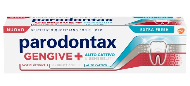 Parodontax Dentifrice Gencives+ Contre les Gencives Irritées et les Dents Sensibles Extra Fresh 75 ml