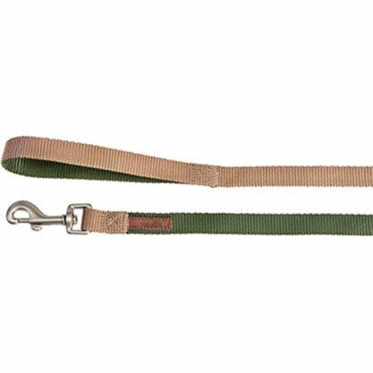 Camon Laisse Doublepremium Bicolore Vert/Écru 25x1200mm