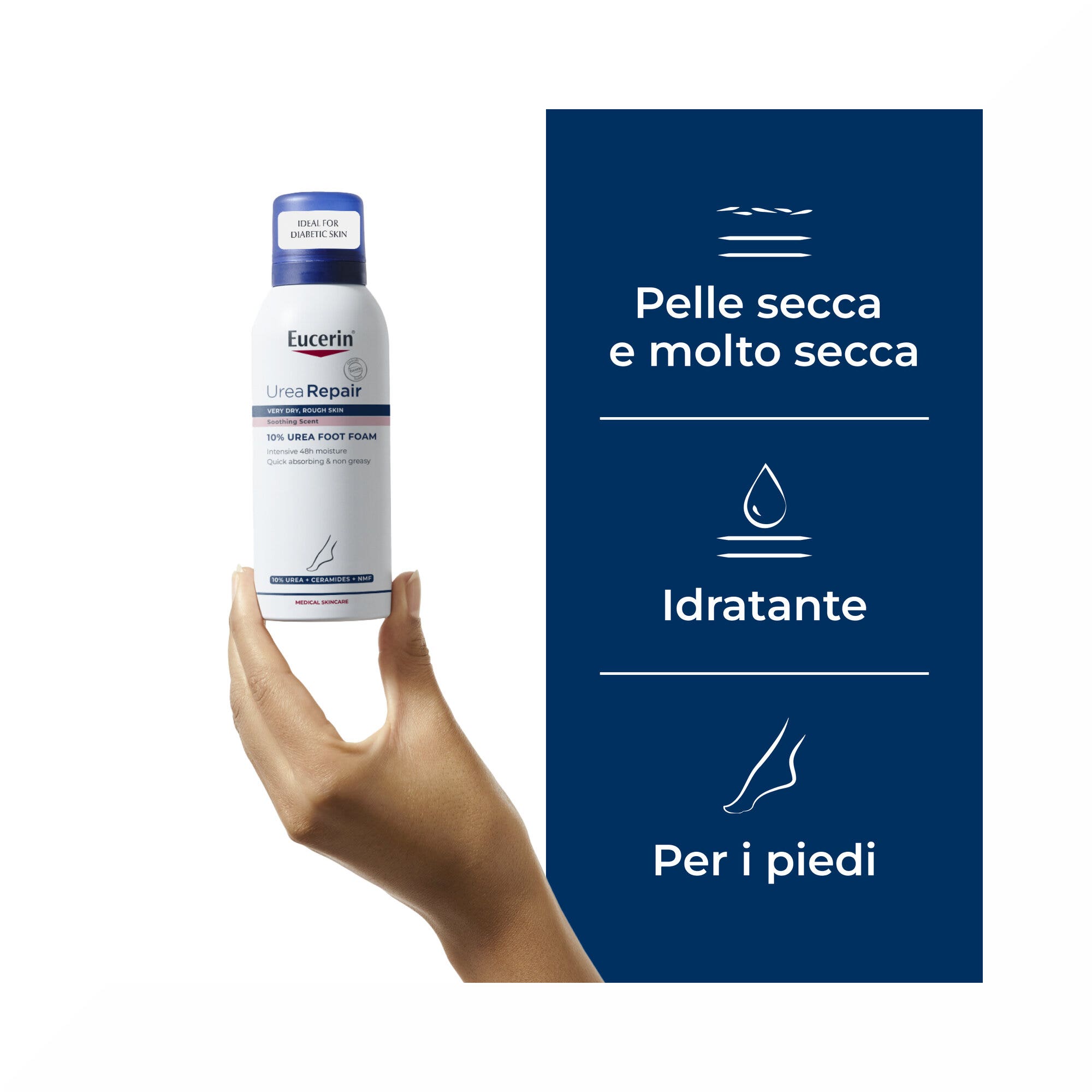Eucerin Urearepair Plus Mousse pour les pieds 150 ml