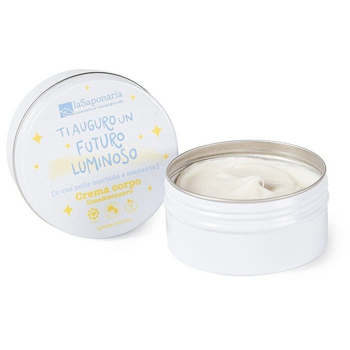 La Saponaria Crème pour le corps au citron vert et au gingembre 75 ml