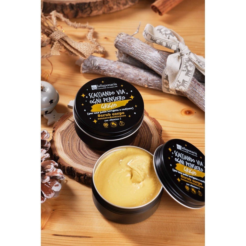 La Saponaria Scrub Corpo Zenzero Albicocca 75ml