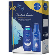 Nivea Cofanetto Bagnoschiuma Creme Care 250ml + Crema Corpo Nutriente 250ml
