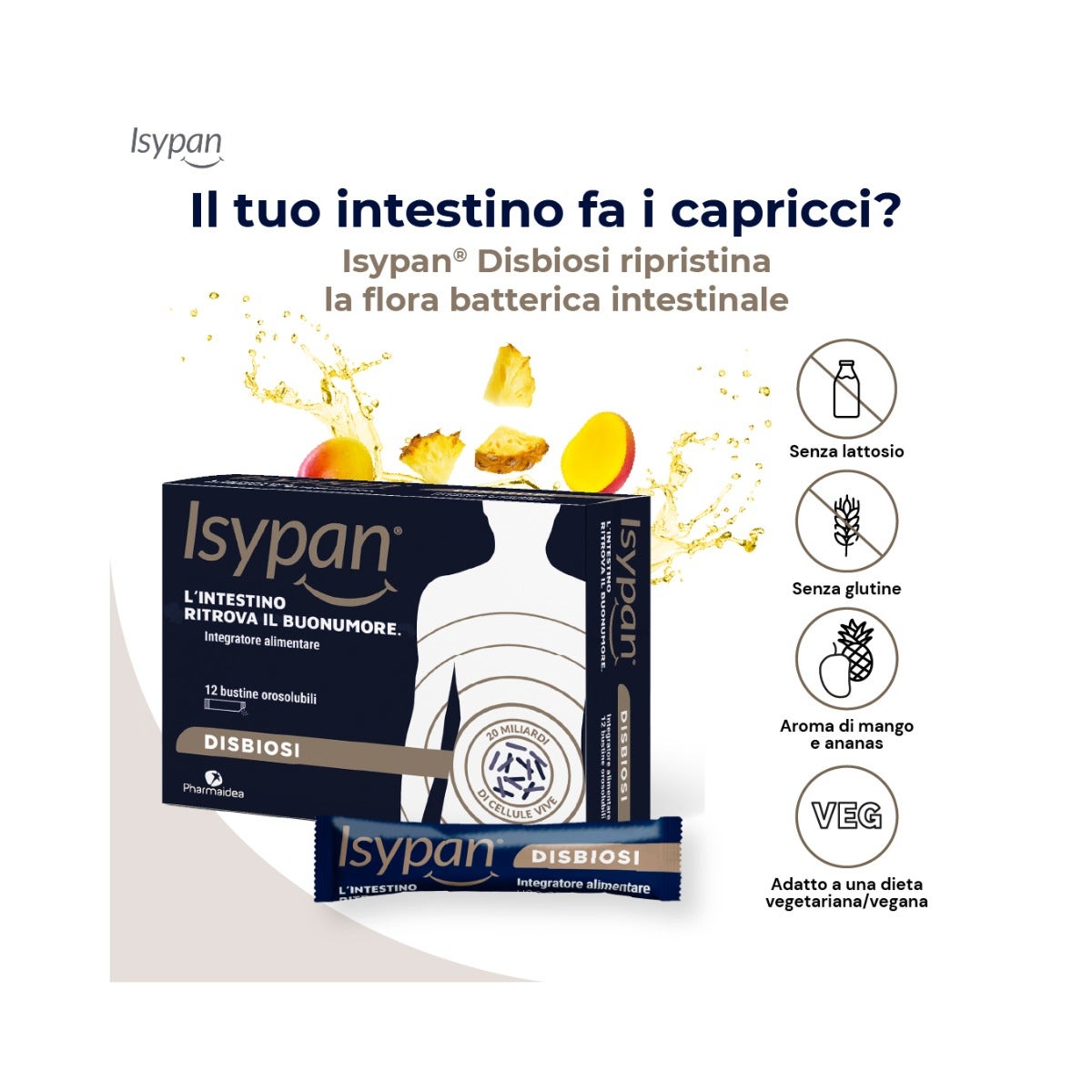 Isypan Dysbiose 12 sachets bucco-solubles