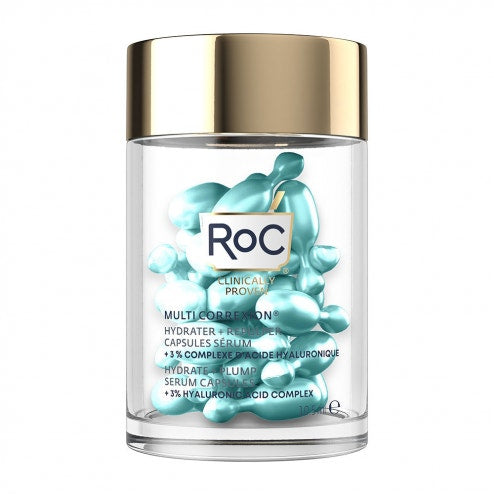 Roc Multi Correxion Hydrate & Plump Siero Viso 30 Capsule