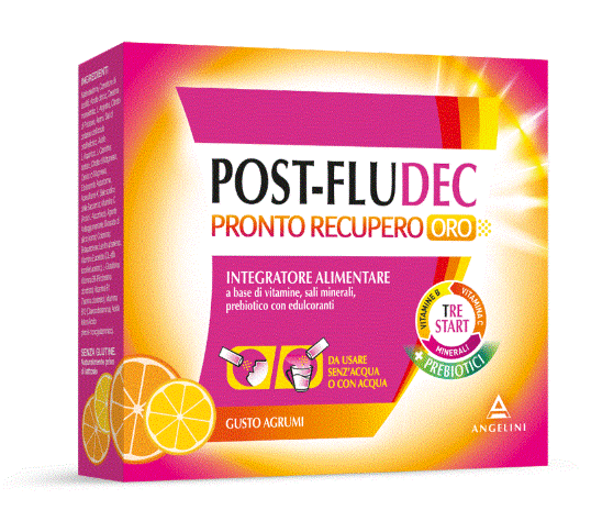 Post-Fludec Pronto Recupero Oro Agrumes 12 sachets