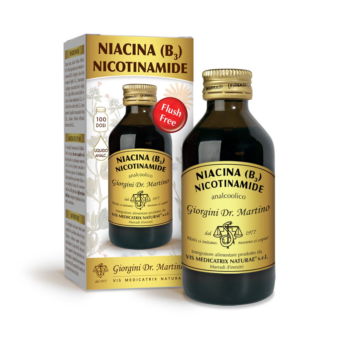 Dr Giorgini Niacine (B3) Nicotinamide sans alcool 100 ml
