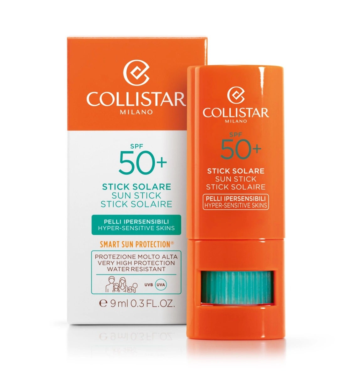 Collistar Stick Solare Pelli Ipersensibili SPF 50+ Viso E Corpo 9ml