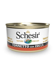 Schesir Tonnetto à la courge, nourriture humide pour chats adultes, boîte de 85 g